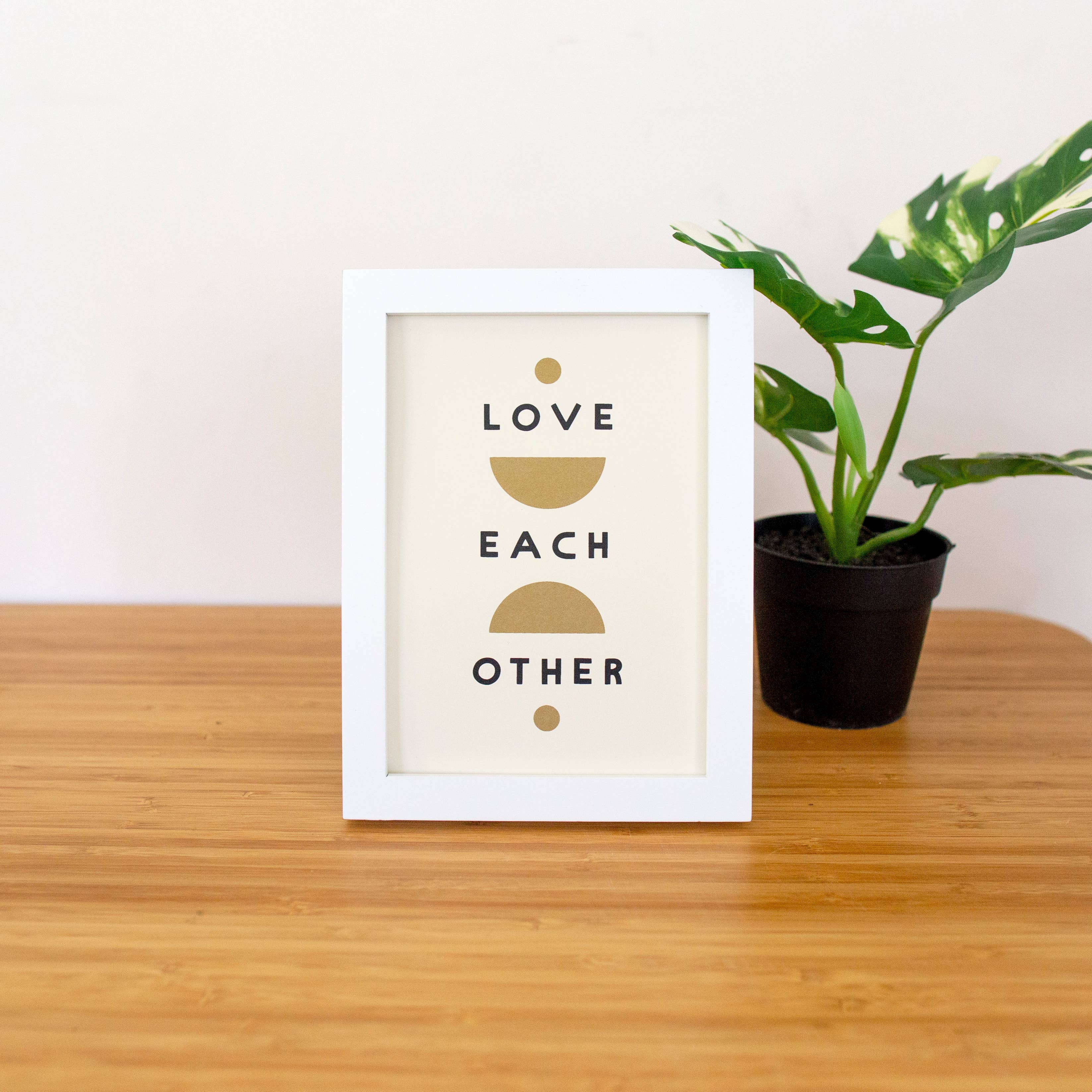 Love Each Other 5x7 Screen Print - Image 2