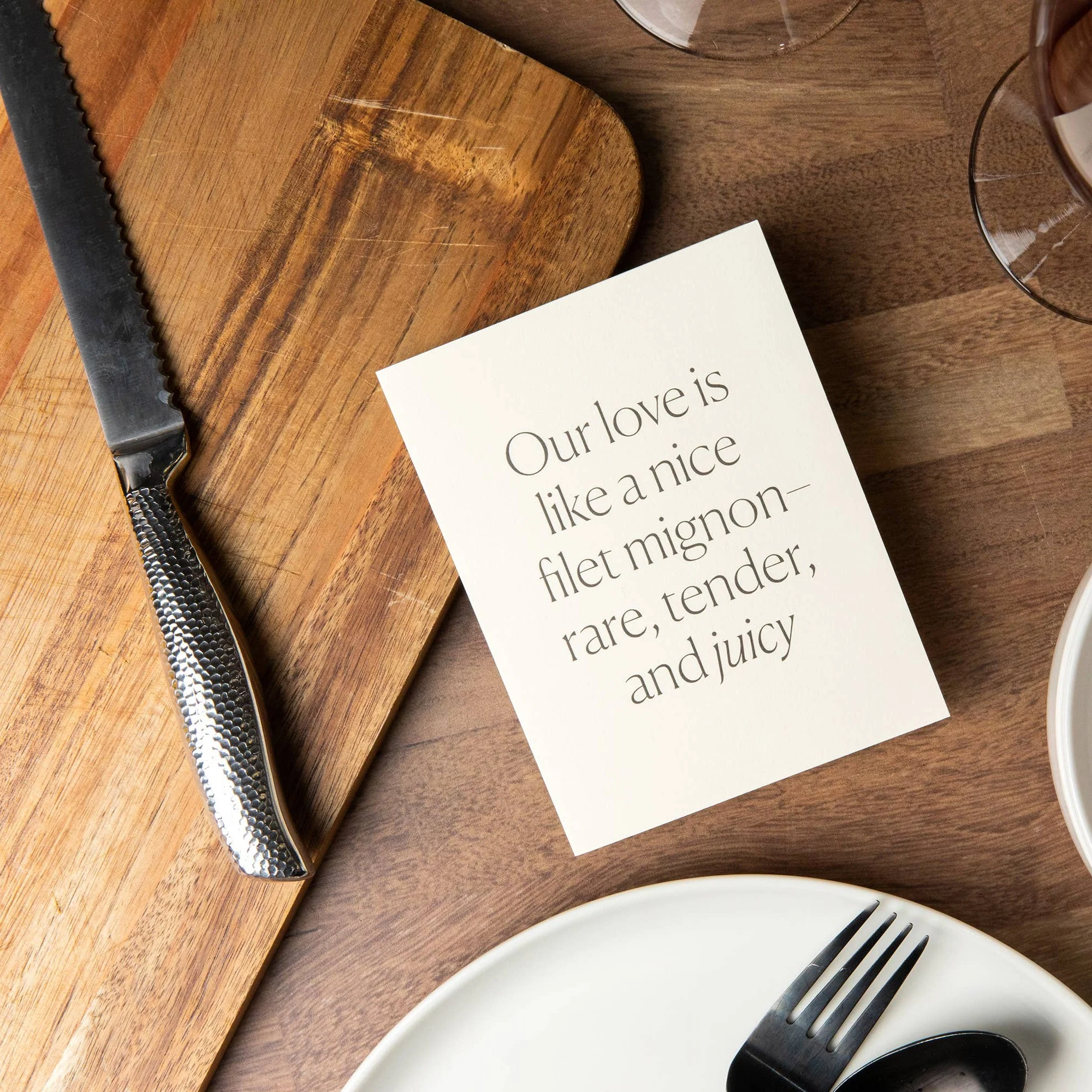 Like Filet Mignon Love Card - Image 2