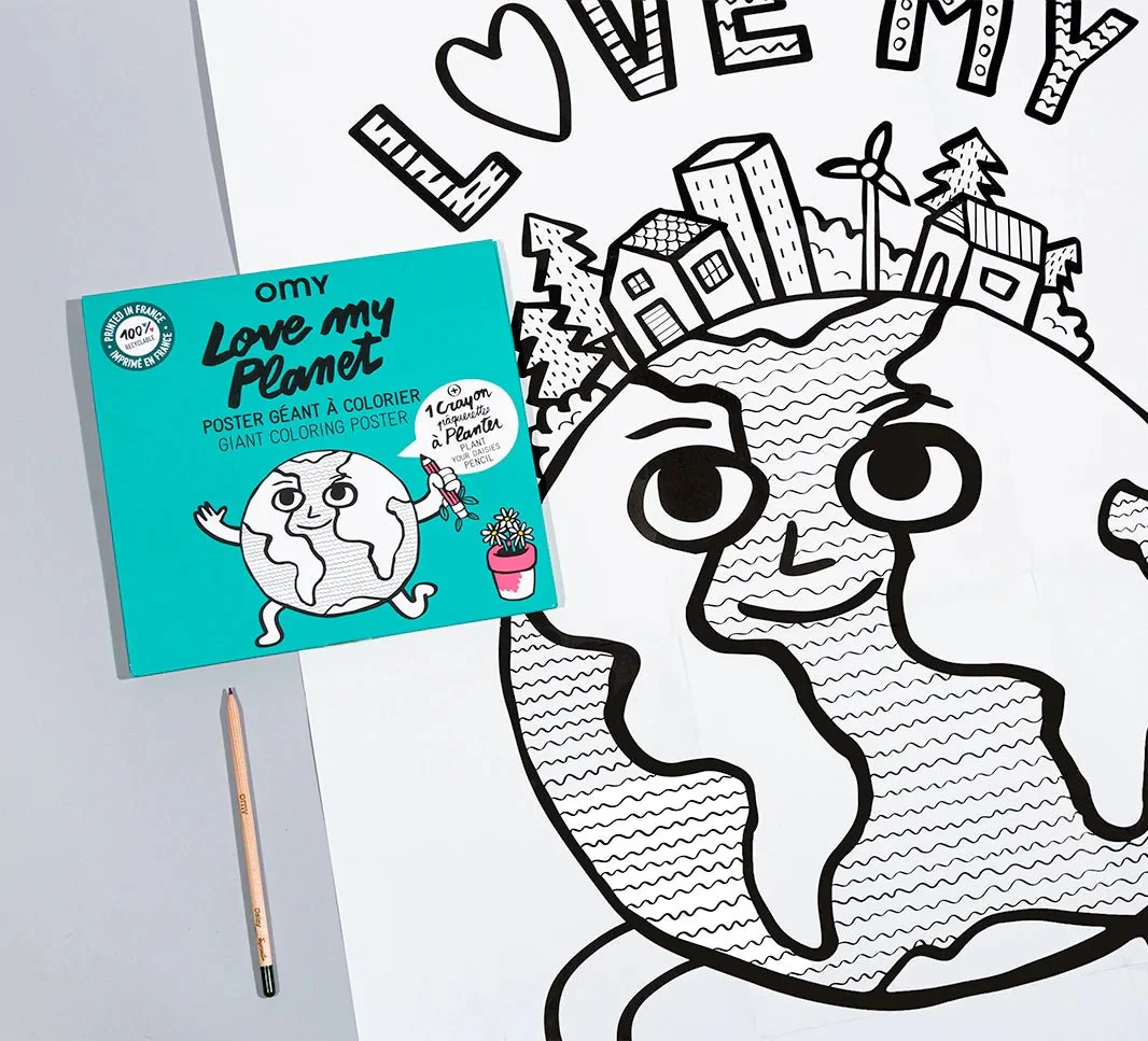 Giant Coloring Poster: Love My Planet - Image 3