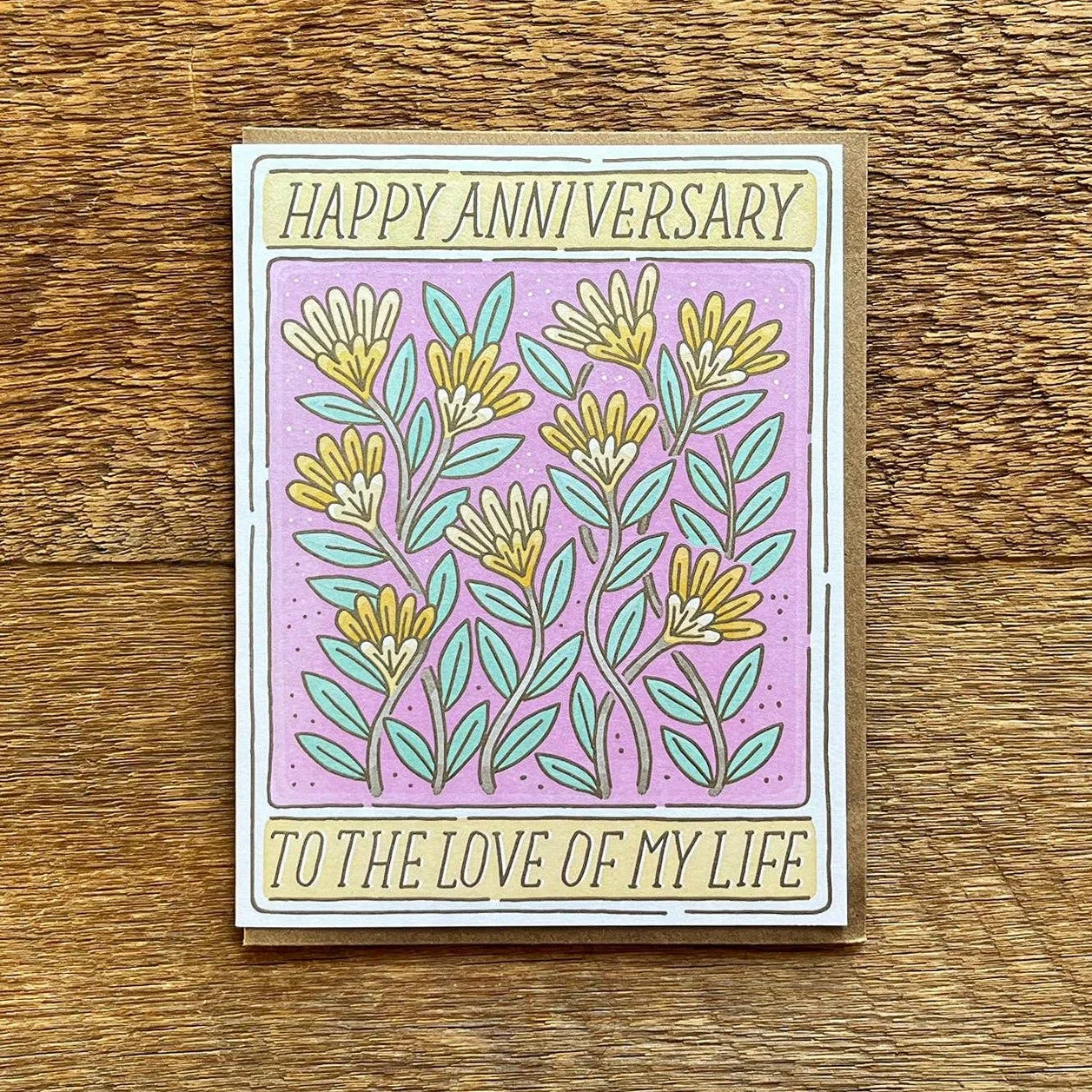 Love of My Life Anniversary Card - Image 2