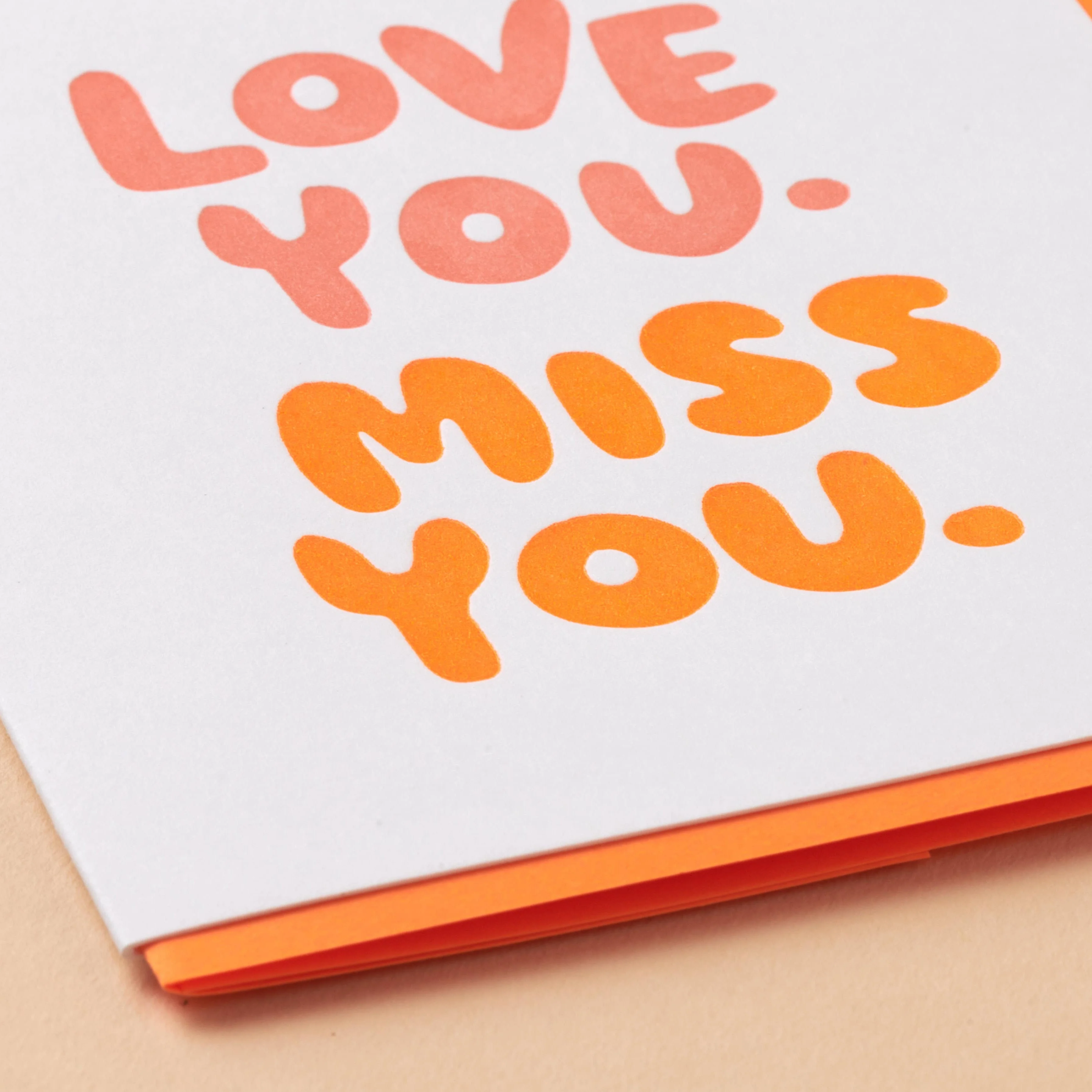 Love You, Miss You Card - Image 2