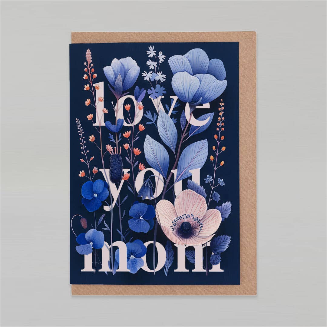 Love You Mom Mother's Day Card