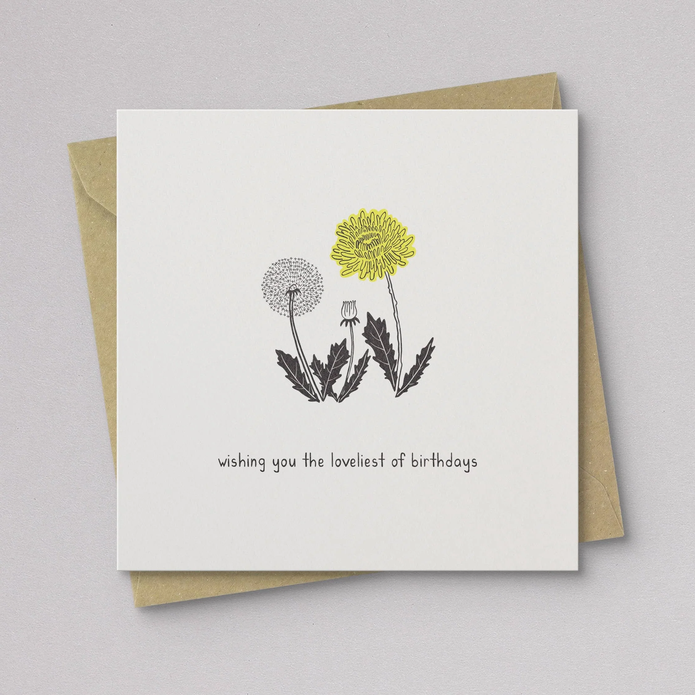 Dandelion Loveliest Birthday Card - Image 2