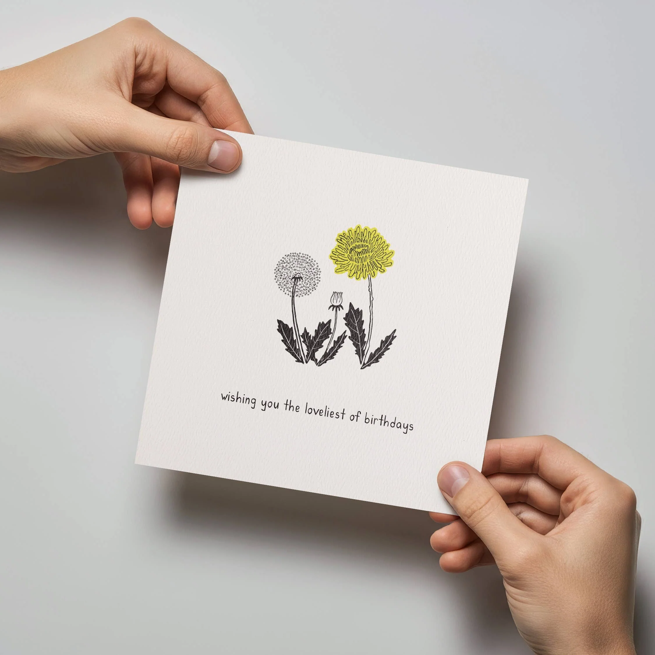 Dandelion Loveliest Birthday Card - Image 3