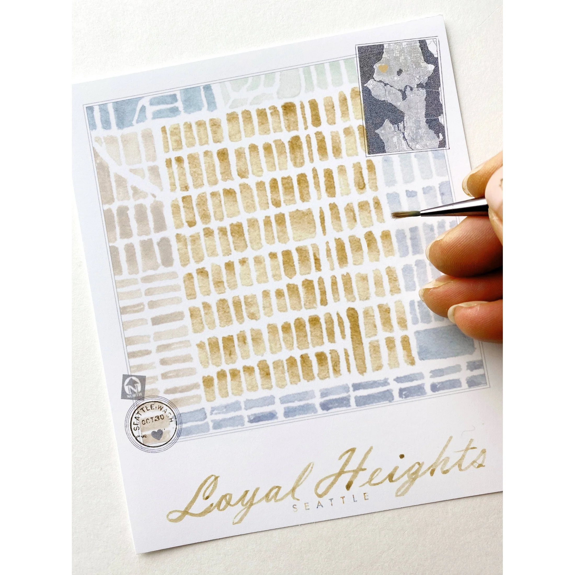 Loyal Heights Neighborhood Map Print - Image 2