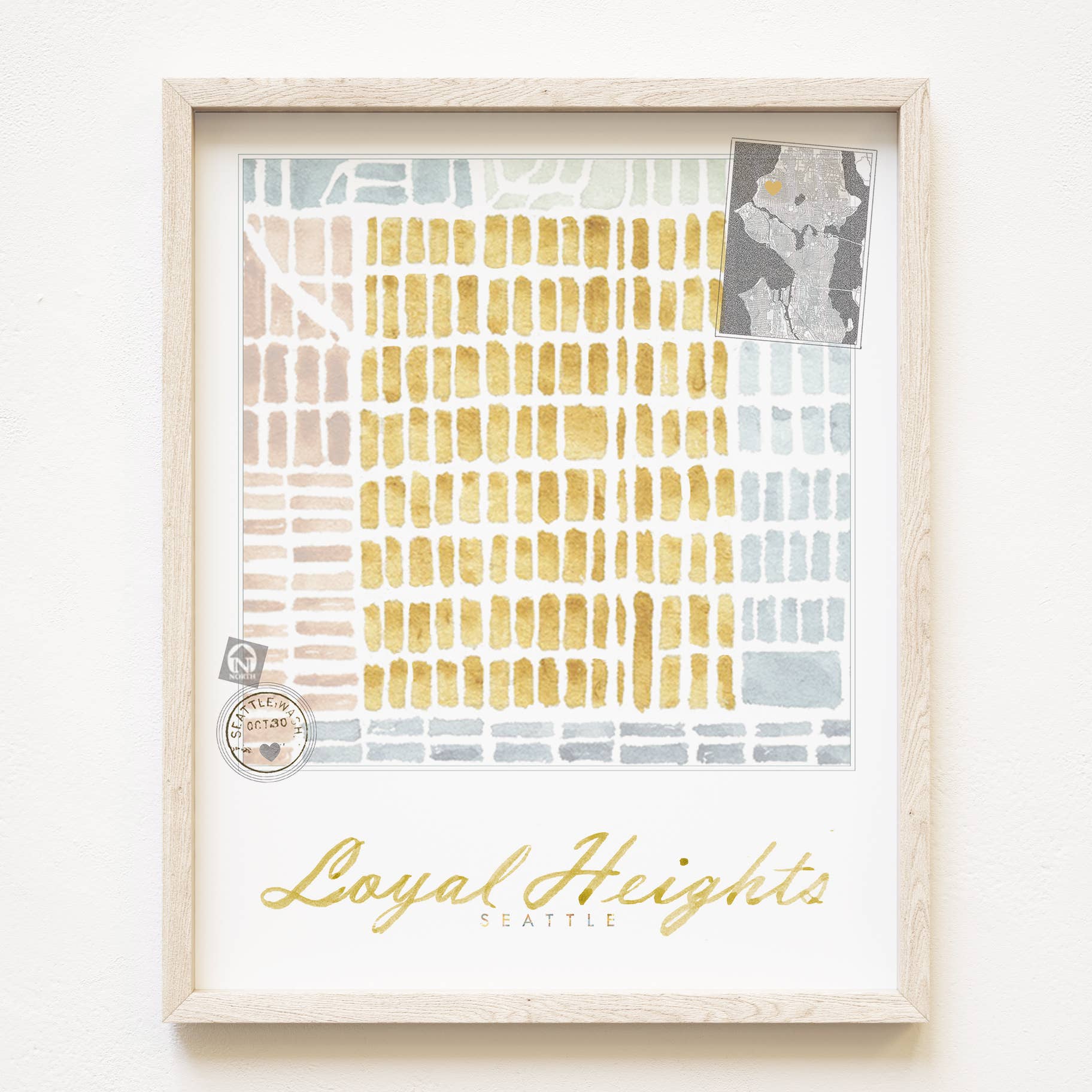 Loyal Heights Neighborhood Map Print - Image 4