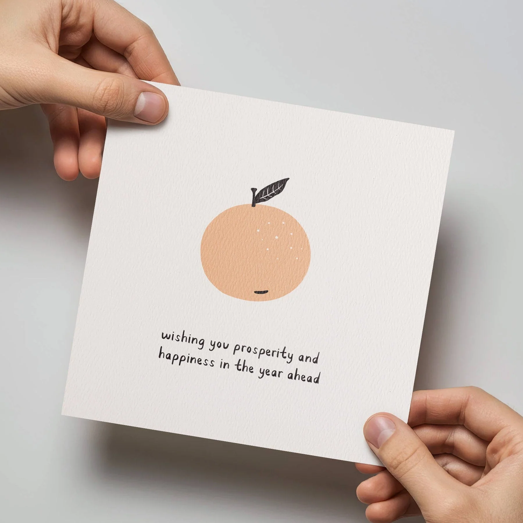 Lucky Orange Lunar New Year Card - Image 3