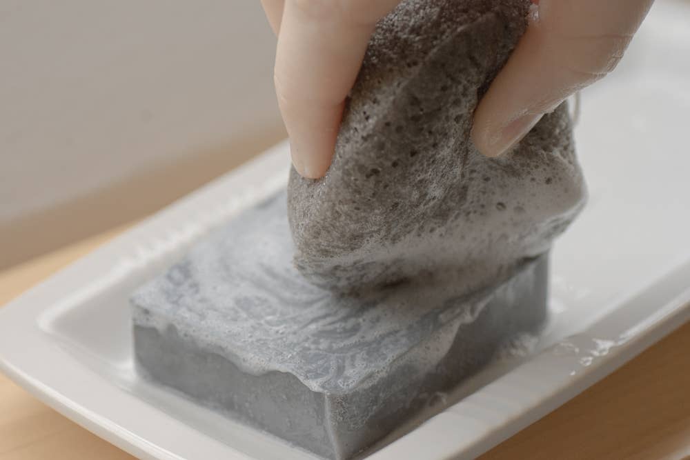 Charcoal Konjac Facial Sponge - Image 2