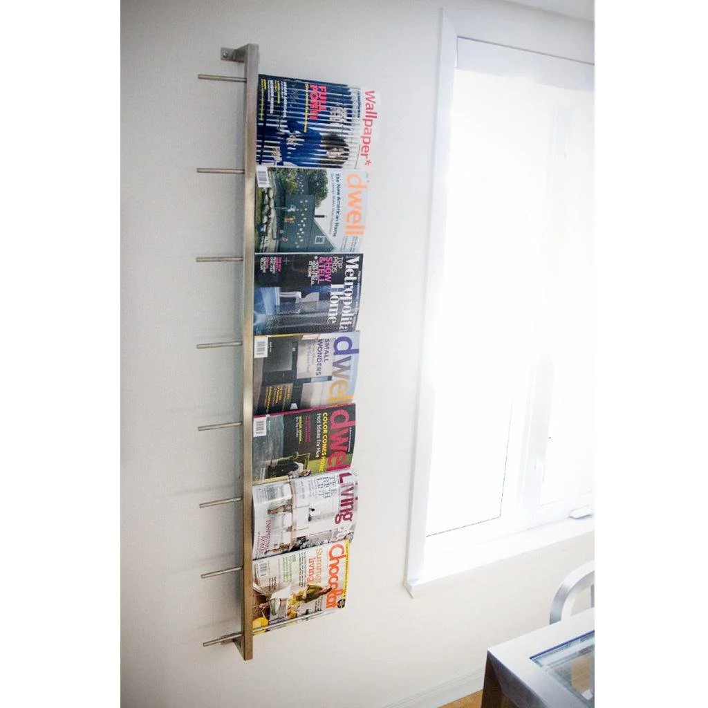 Magazine Rack, Stainless Steel - Image 3