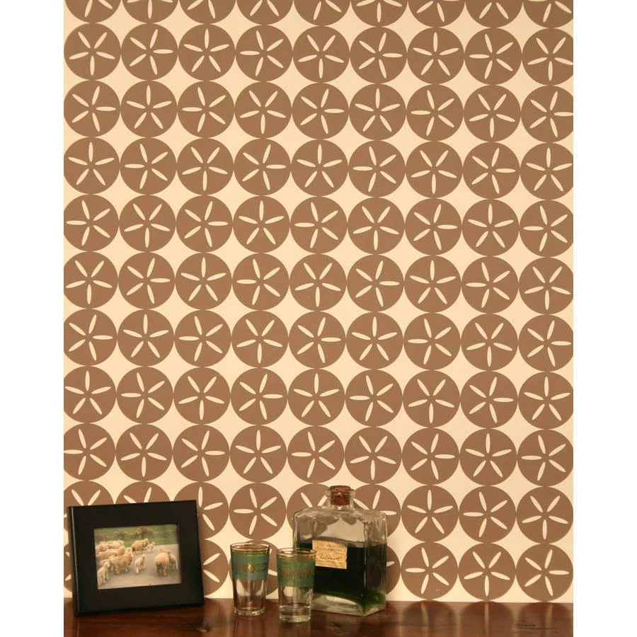 Maggie Wallpaper, Mocha & Cream - Image 2