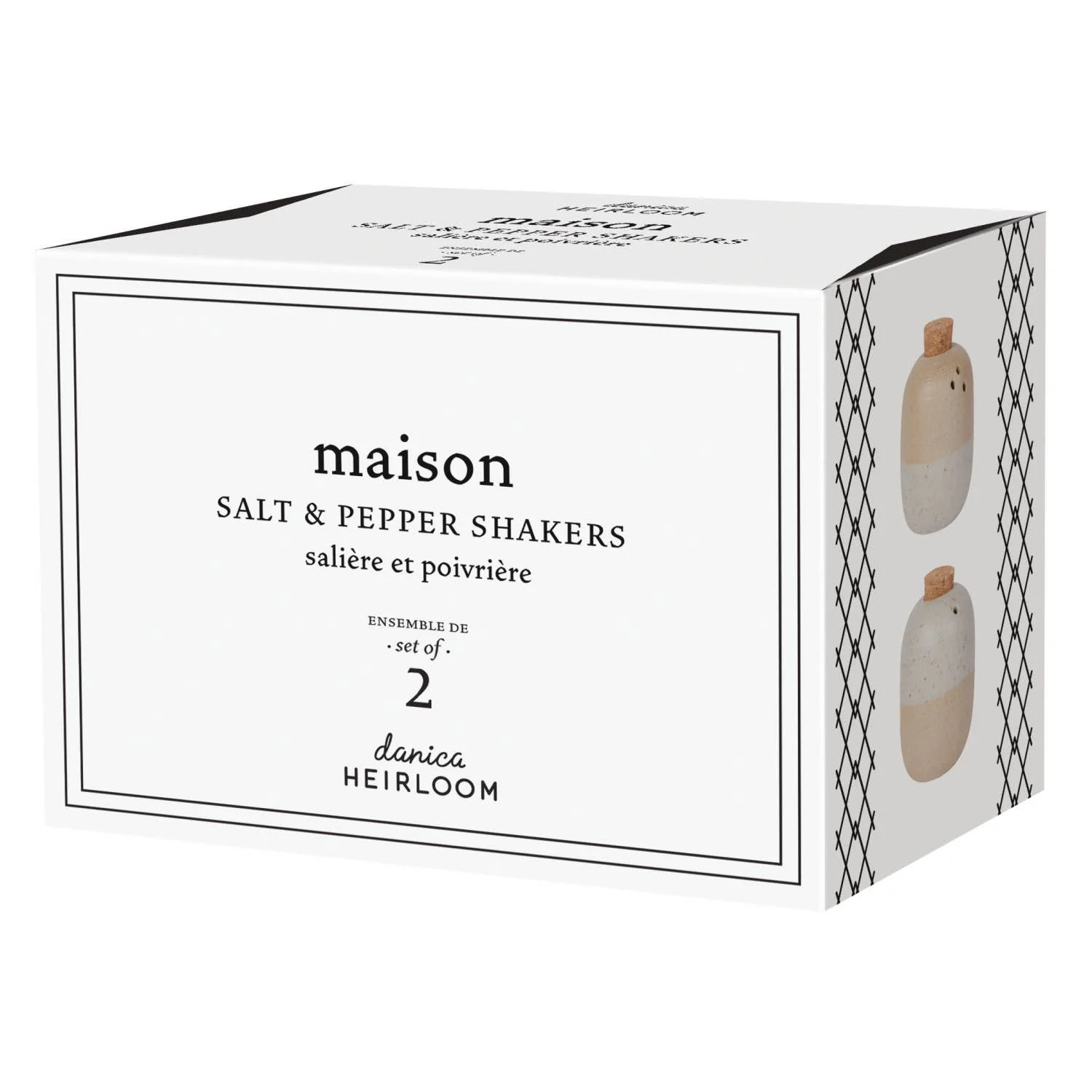 Maison Salt & Pepper Shakers Set of 2 - Image 2