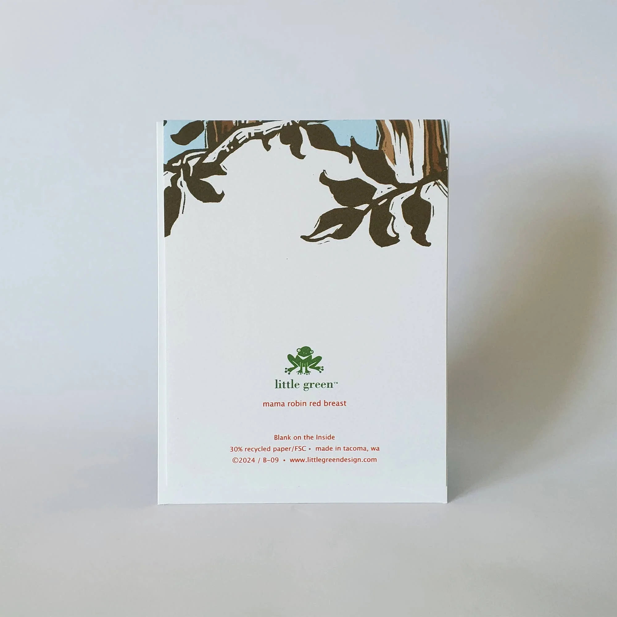 Mama Robin Red Breast Mother's Day Card - Image 2