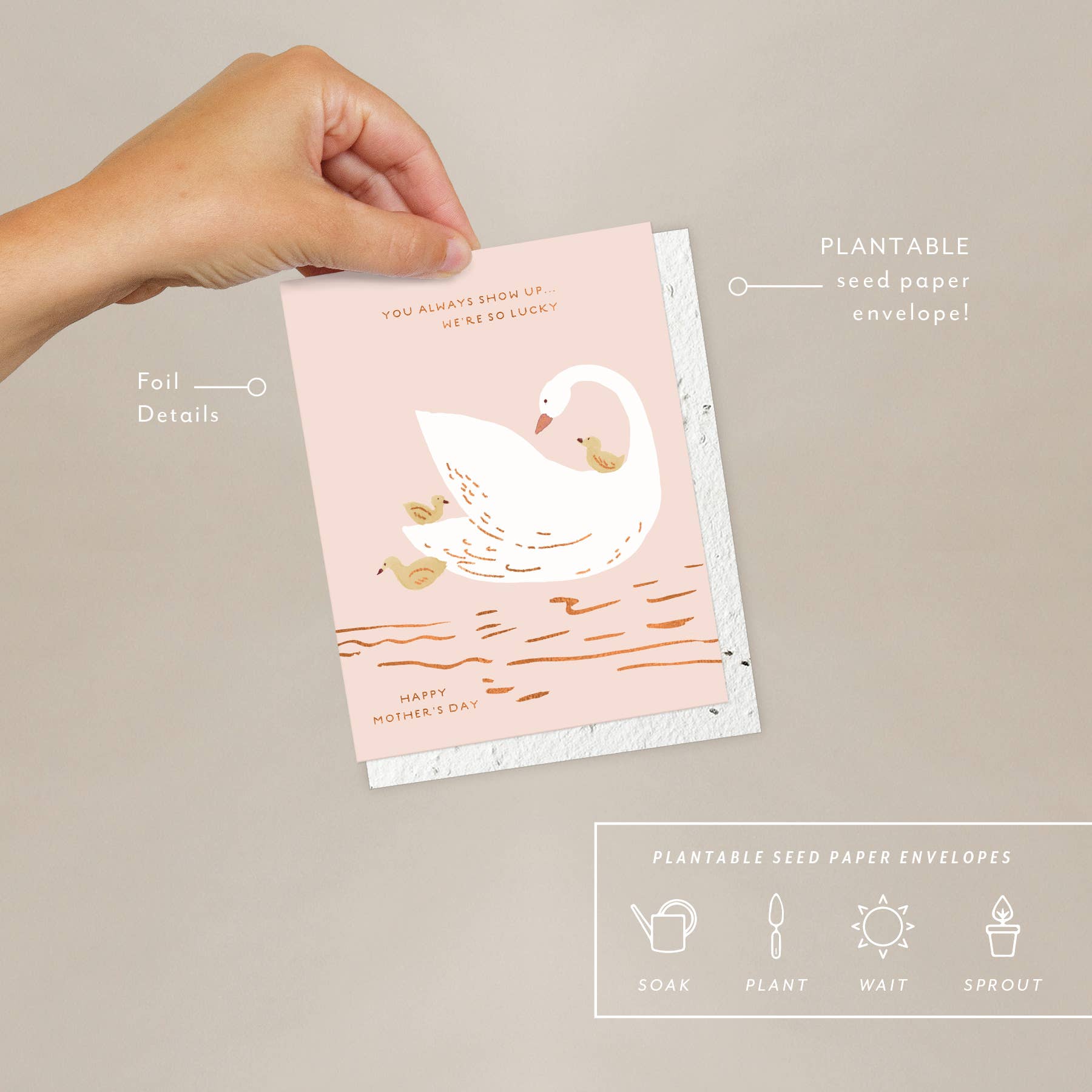 Mama Swan Mother's Day Card - Image 2