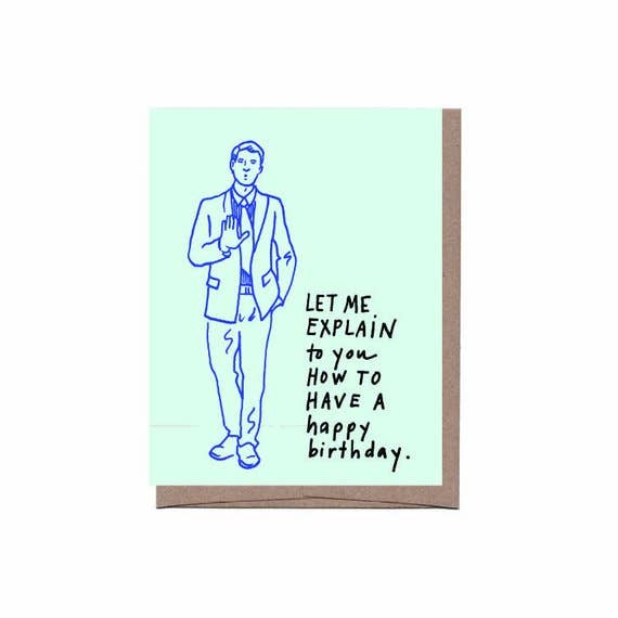 Mansplaining Birthday Card - Image 2