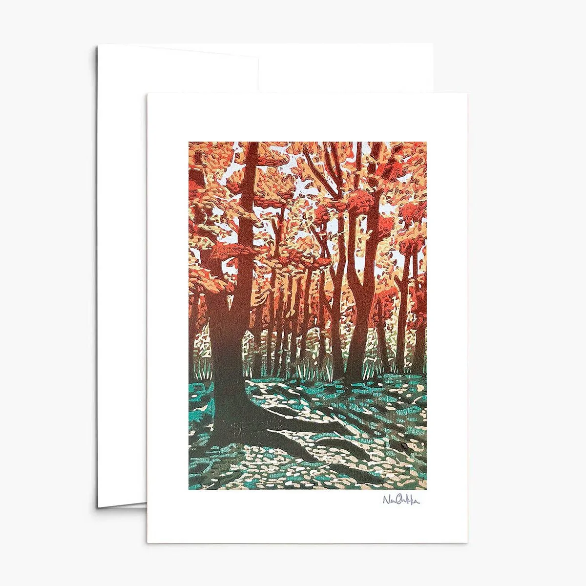Maple Glow Autumn Card - Image 3