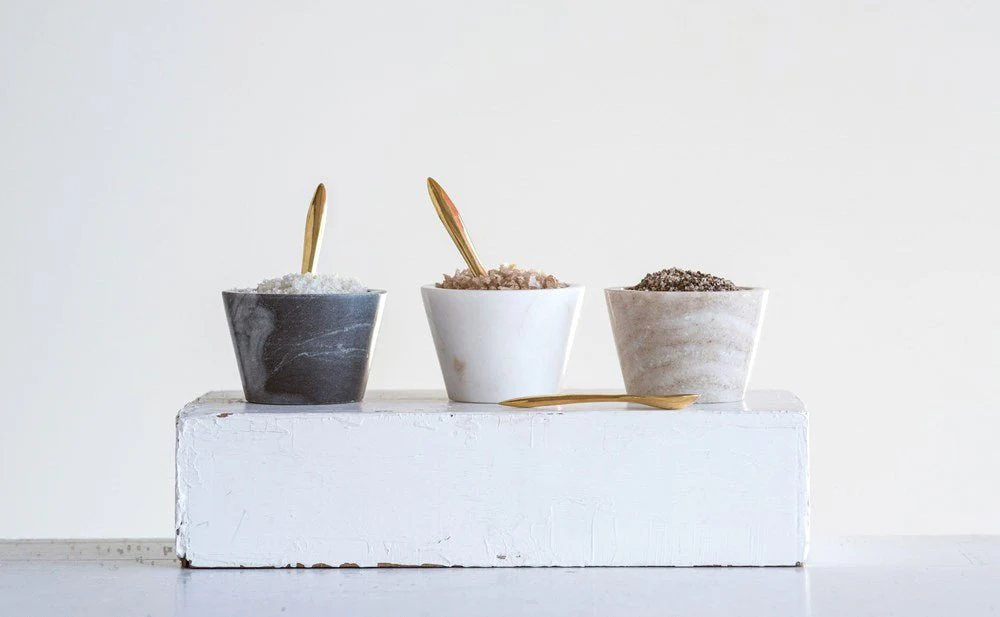 Marble Bowl with Spoon - Image 2