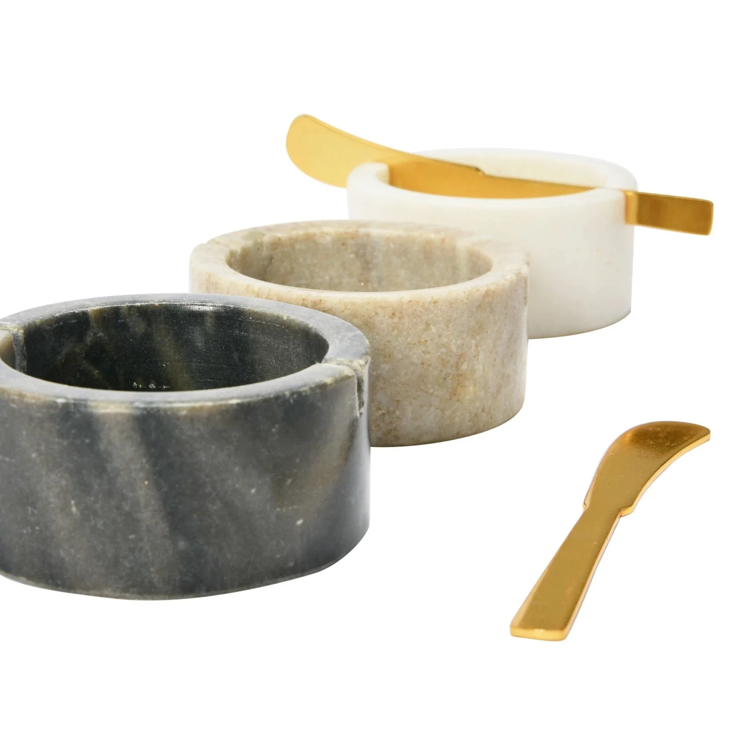 Marble Bowl With Knife - Image 3