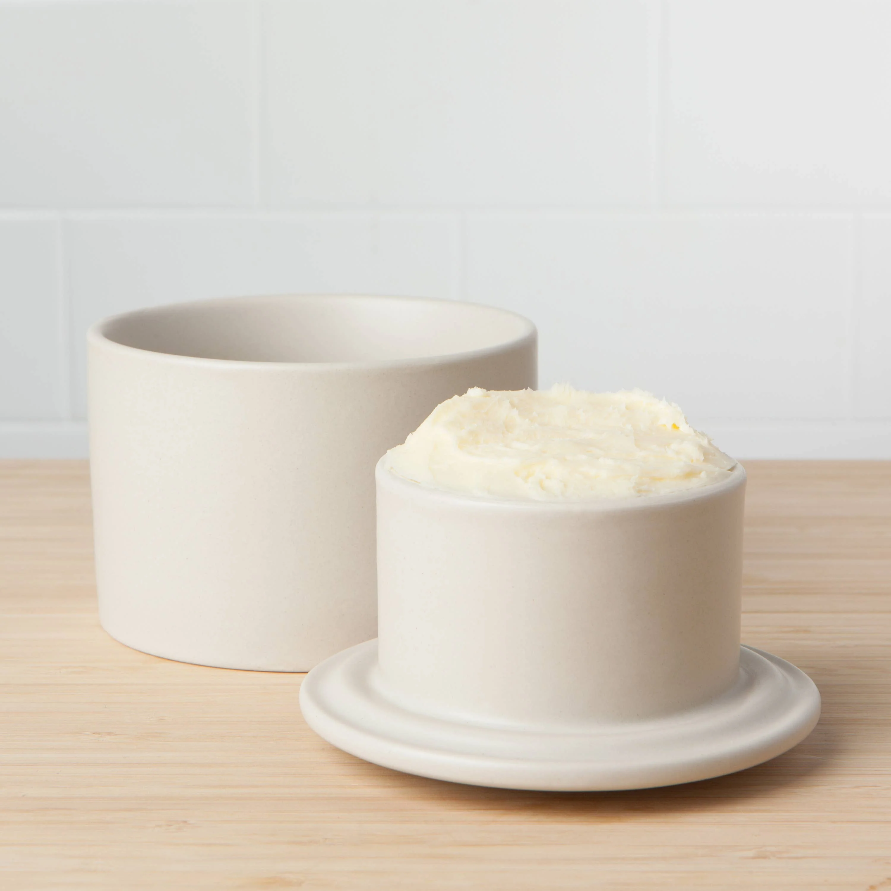 Stoneware Butter Crock - Image 2