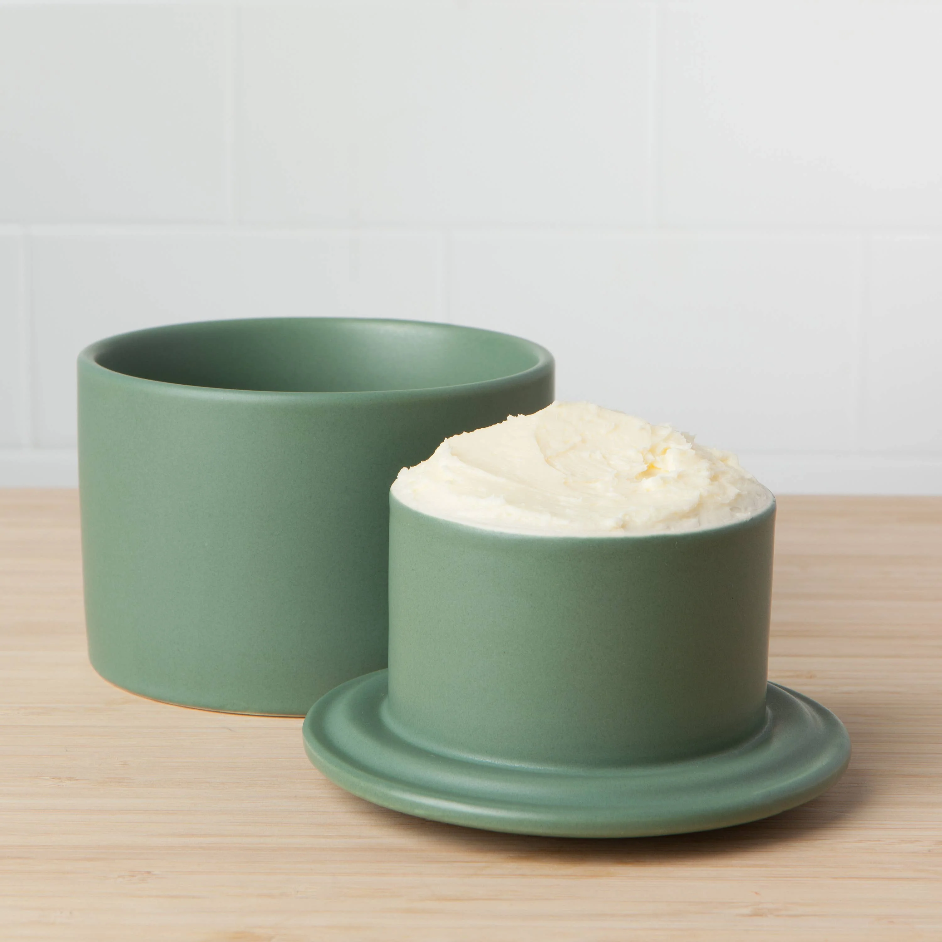 Stoneware Butter Crock - Image 3