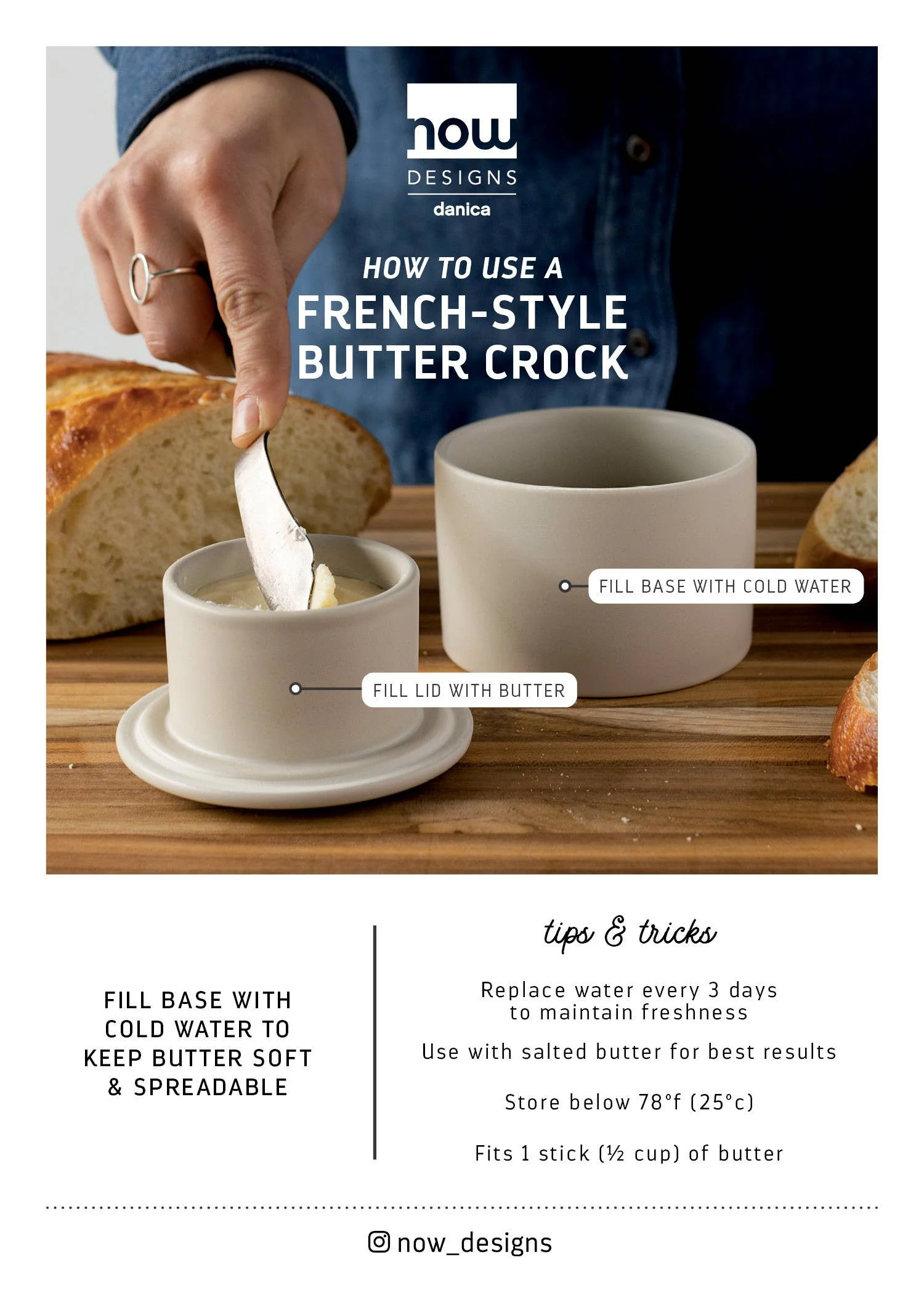 Stoneware Butter Crock - Image 8