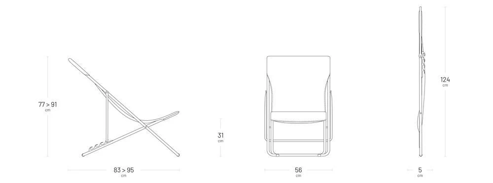 Maxi Transat Folding Chair: Retro Bronze - Image 10