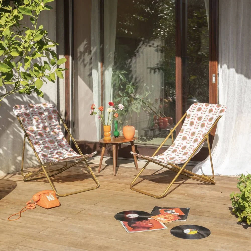 Maxi Transat Folding Chair: Retro Bronze - Image 2