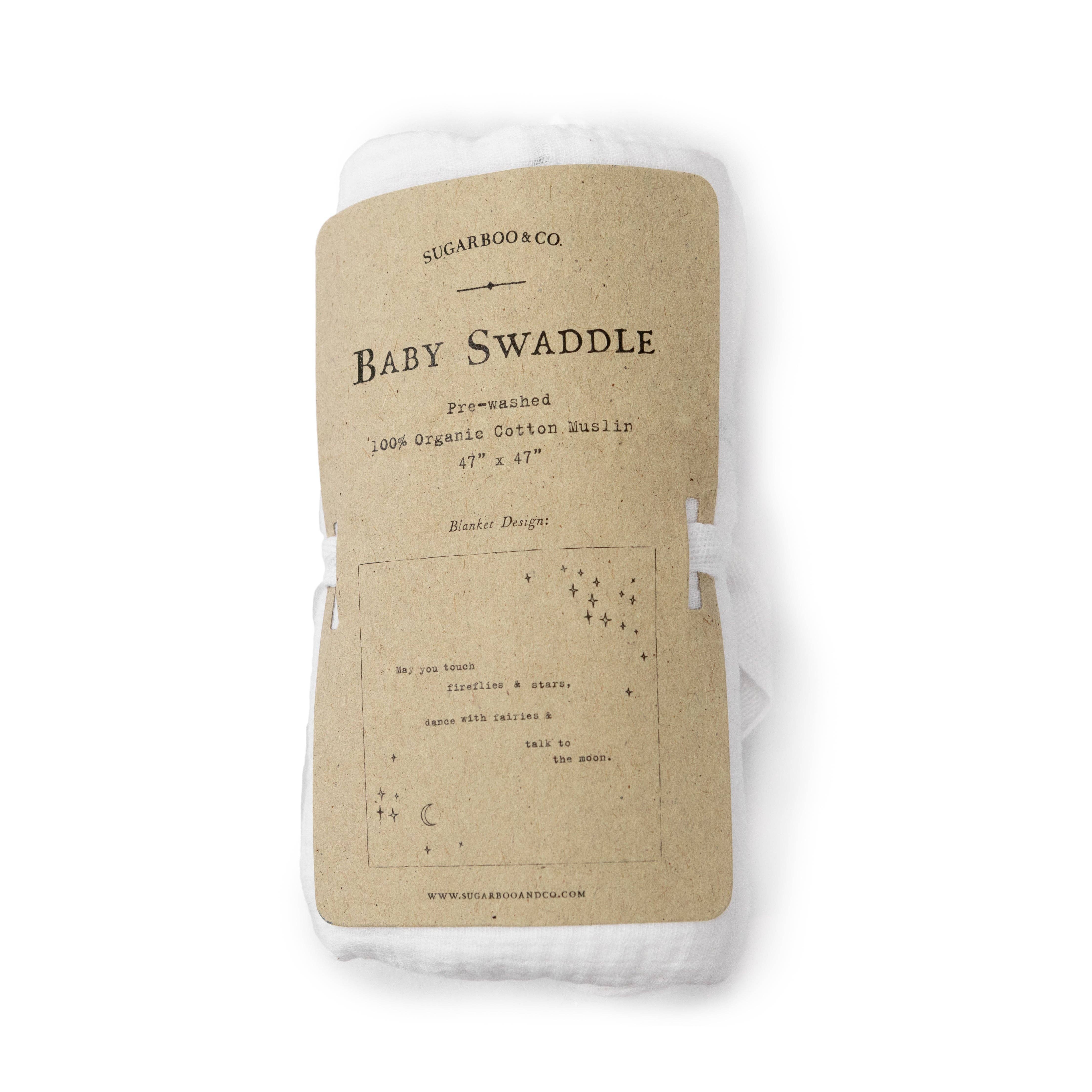 May You Touch Fireflies Swaddle Blanket - Image 2