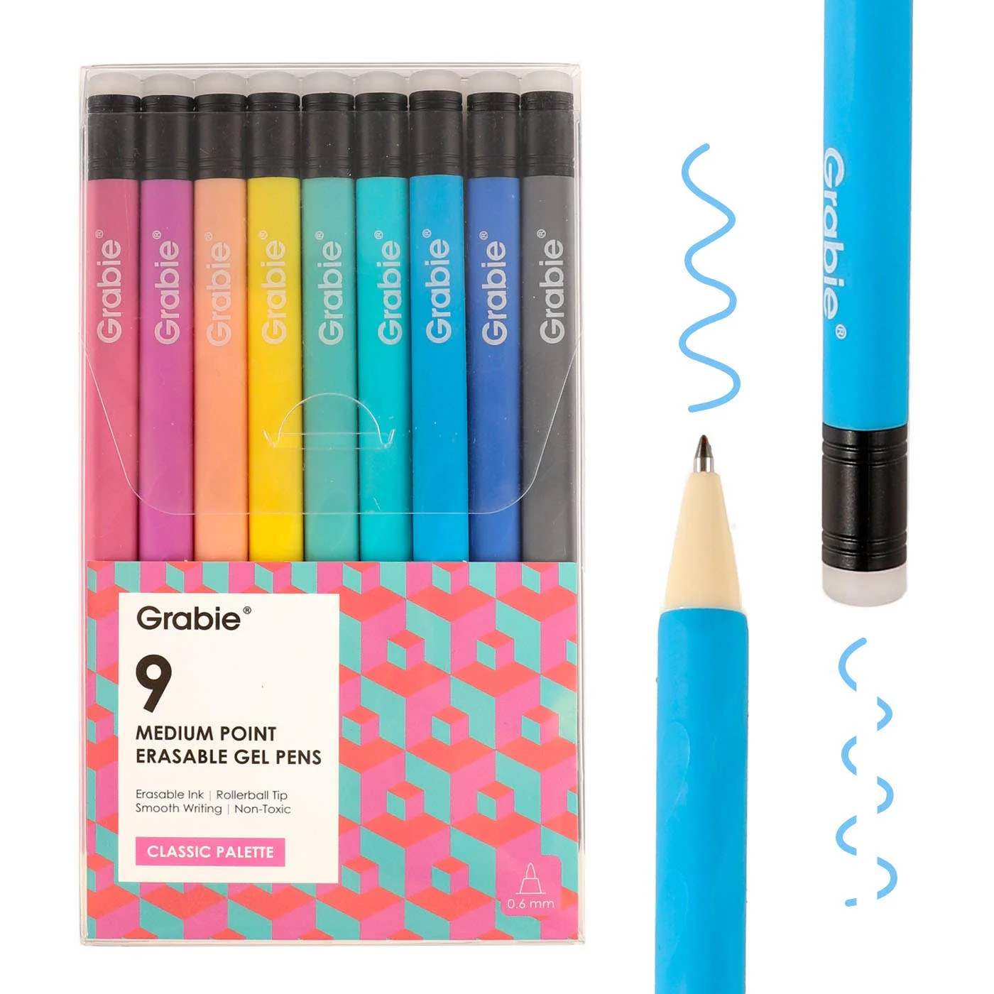 Medium Point Erasable Gel Pen Set: Set of 36 - Image 3