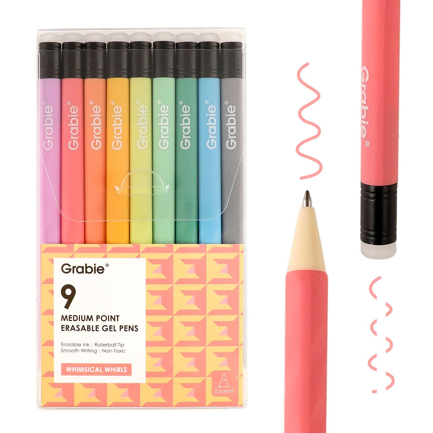 Medium Point Erasable Gel Pen Set: Set of 36 - Image 4