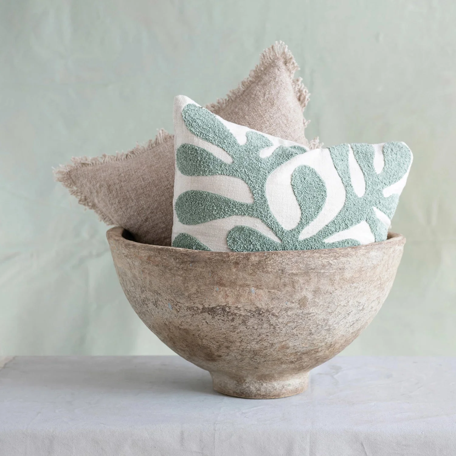 Melange Jute Pillow - Image 2