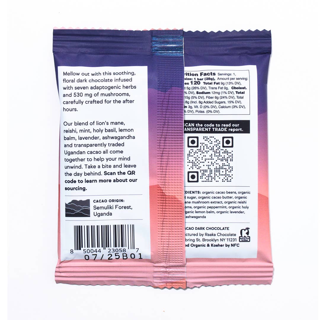Mellow Moon Functional Dark Chocolate Bar - Image 4