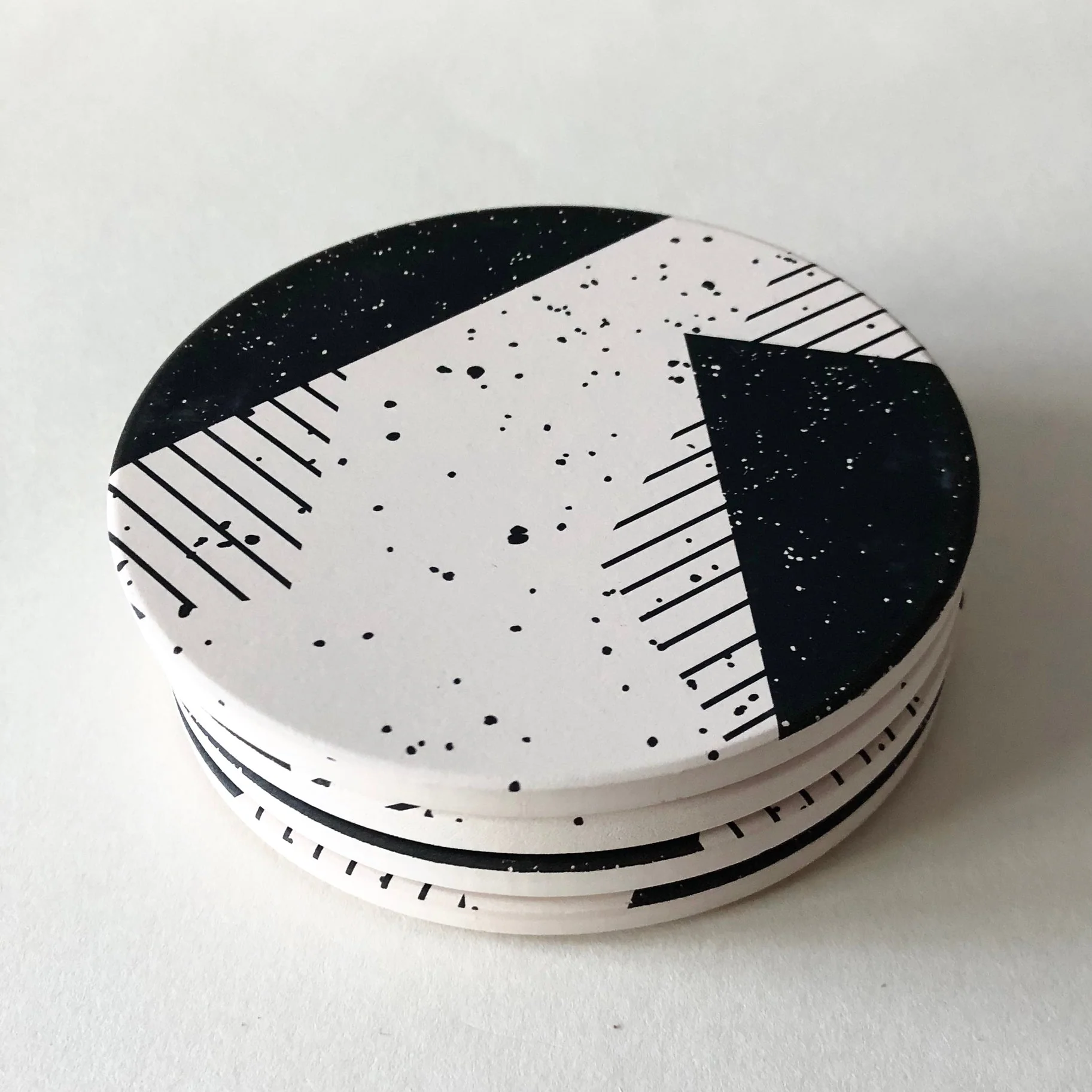 Memphis Absorbent Stone Coasters - Image 3