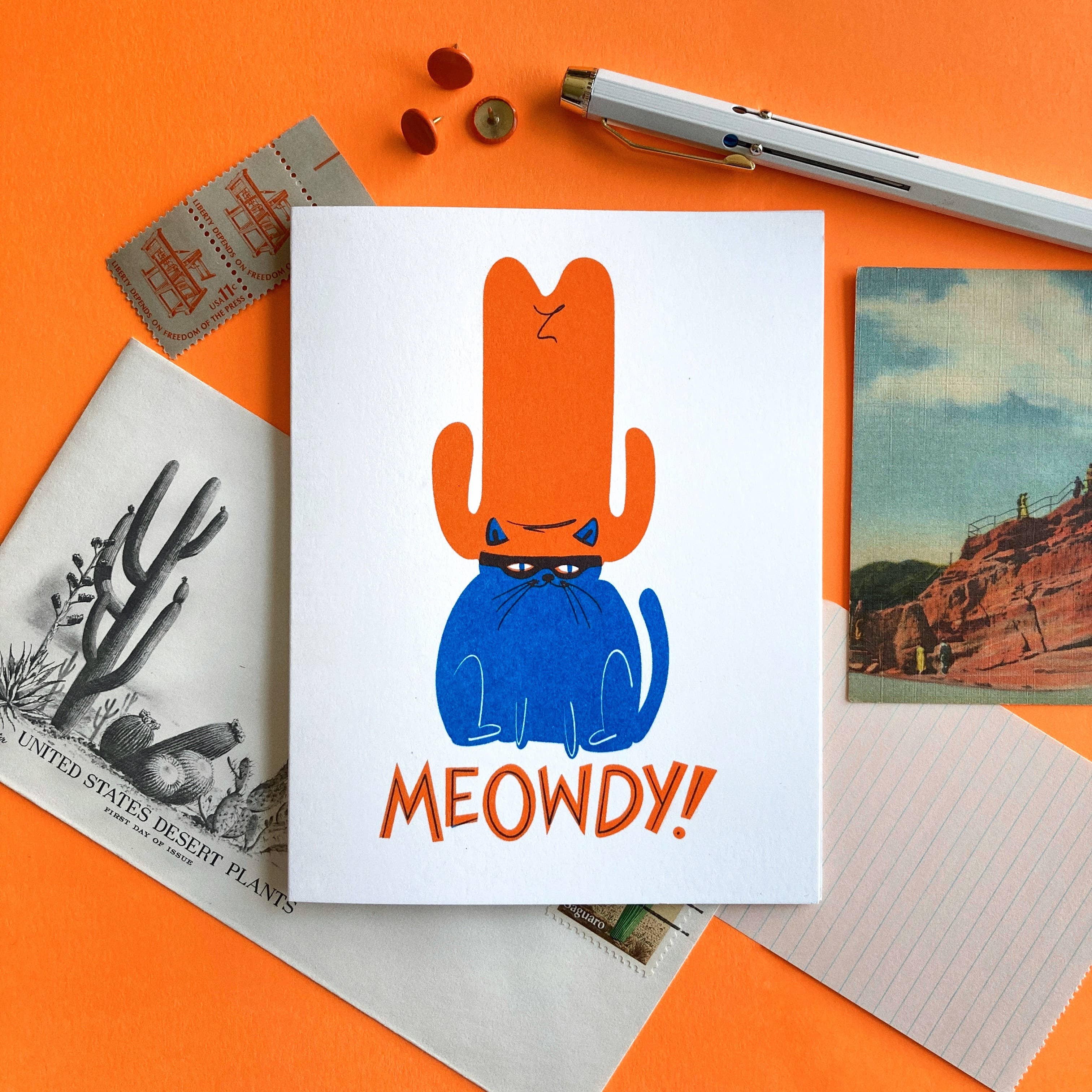 Meowdy Cat Card - Image 2