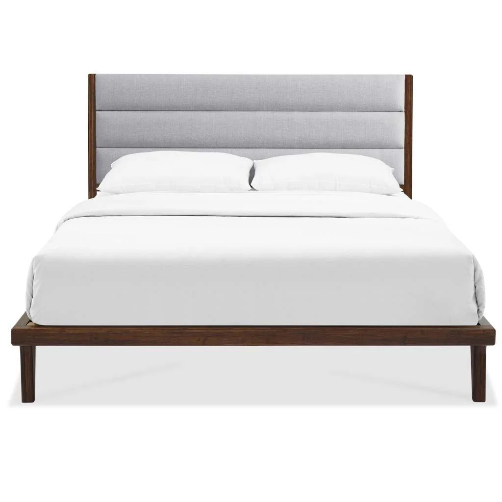 Mercury Upholstered Bed: Exotic Bamboo - Image 3