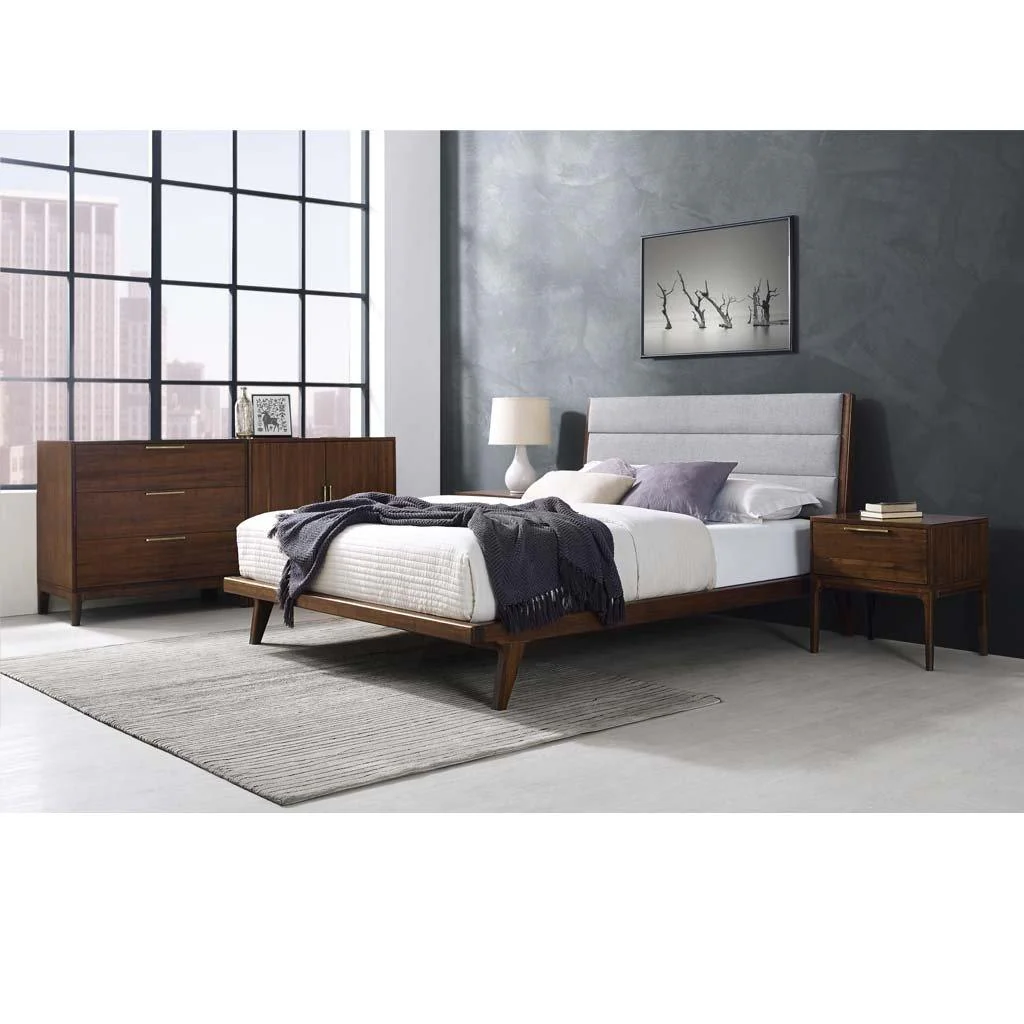 Mercury Upholstered Bed: Exotic Bamboo - Image 5