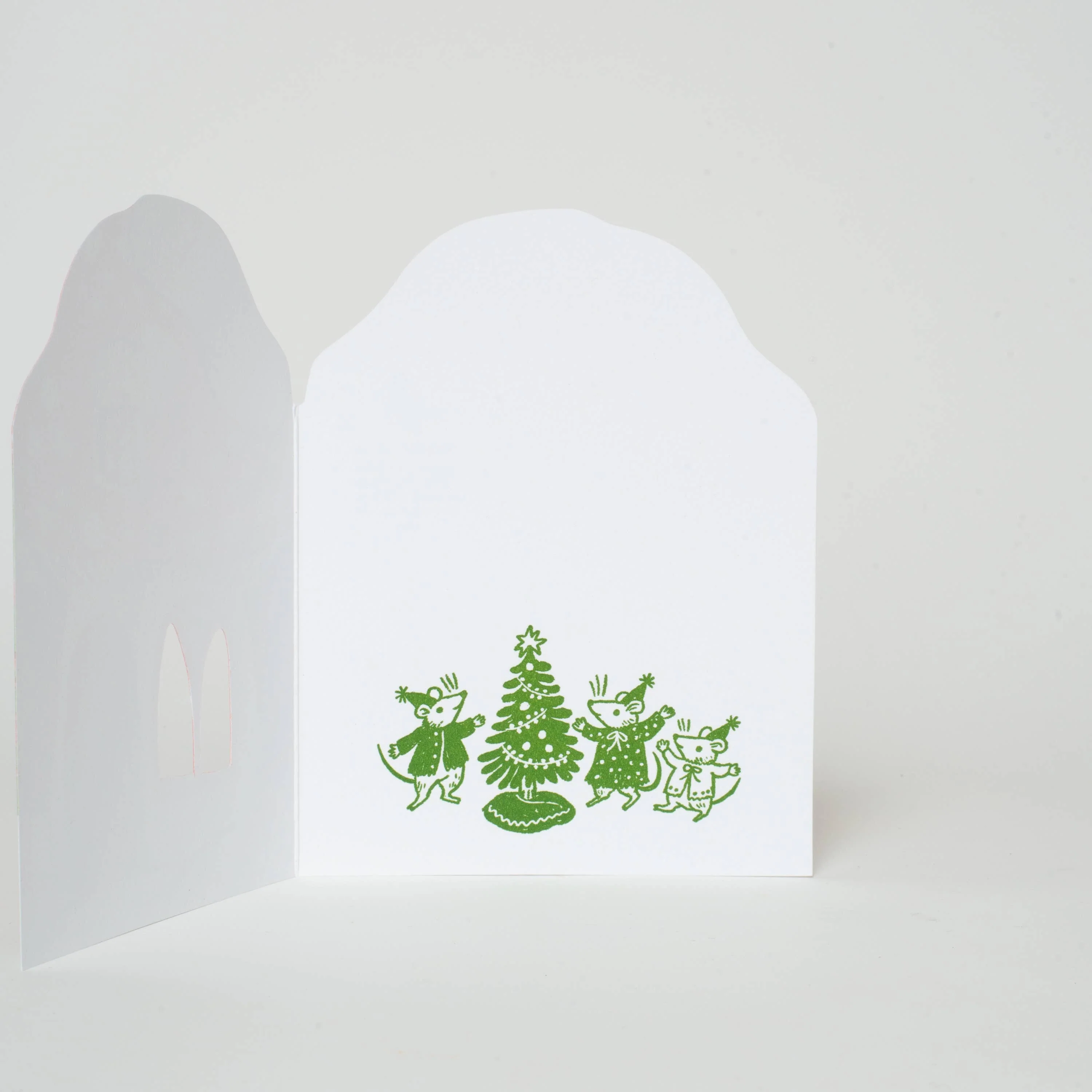 Mushroom House Holiday Card - Image 2