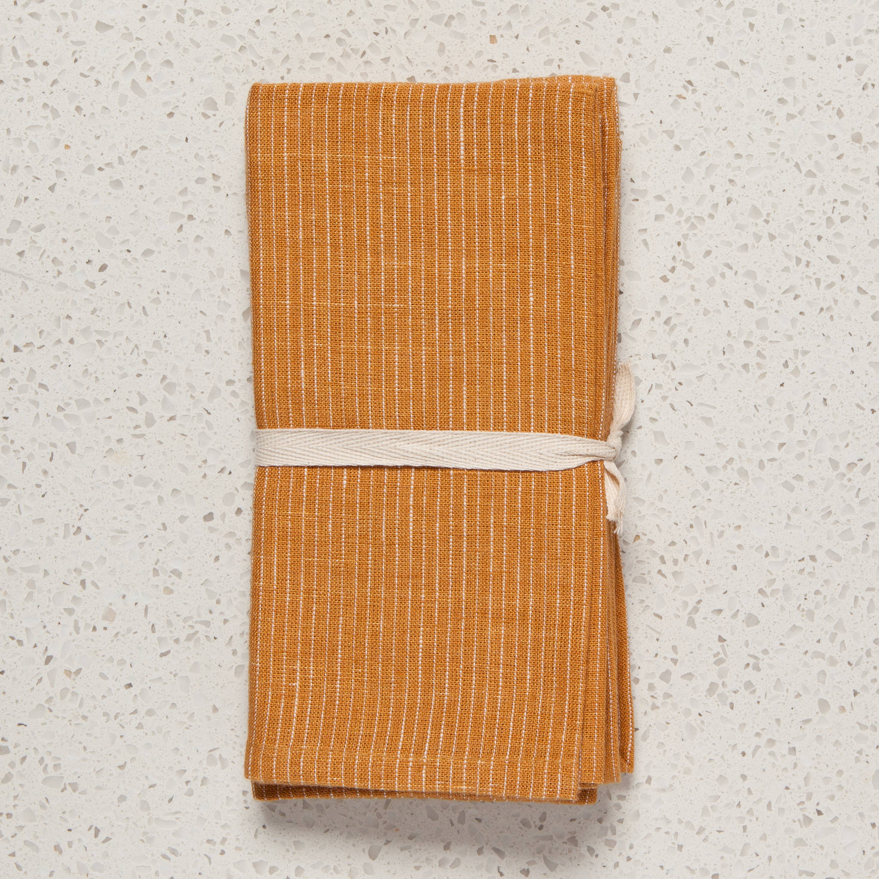 Pinstripe Linen Napkins, Set of 4 - Image 5
