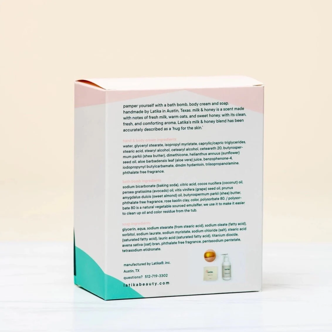 Milk & Honey Bath Gift Set - Image 2