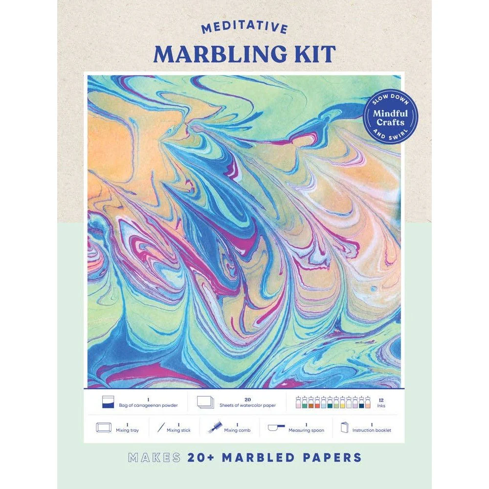 Mindful Crafts: Meditative Marbling Kit - Image 2