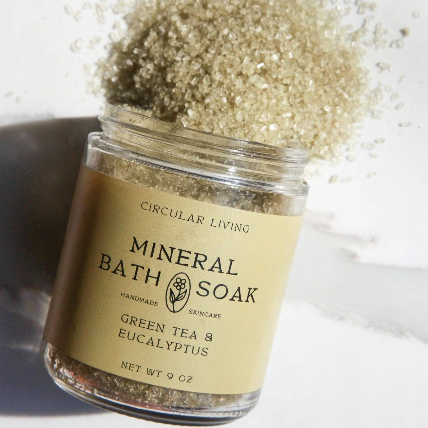Mineral Bath Soak: Green Tea & Eucalyptus - Image 2