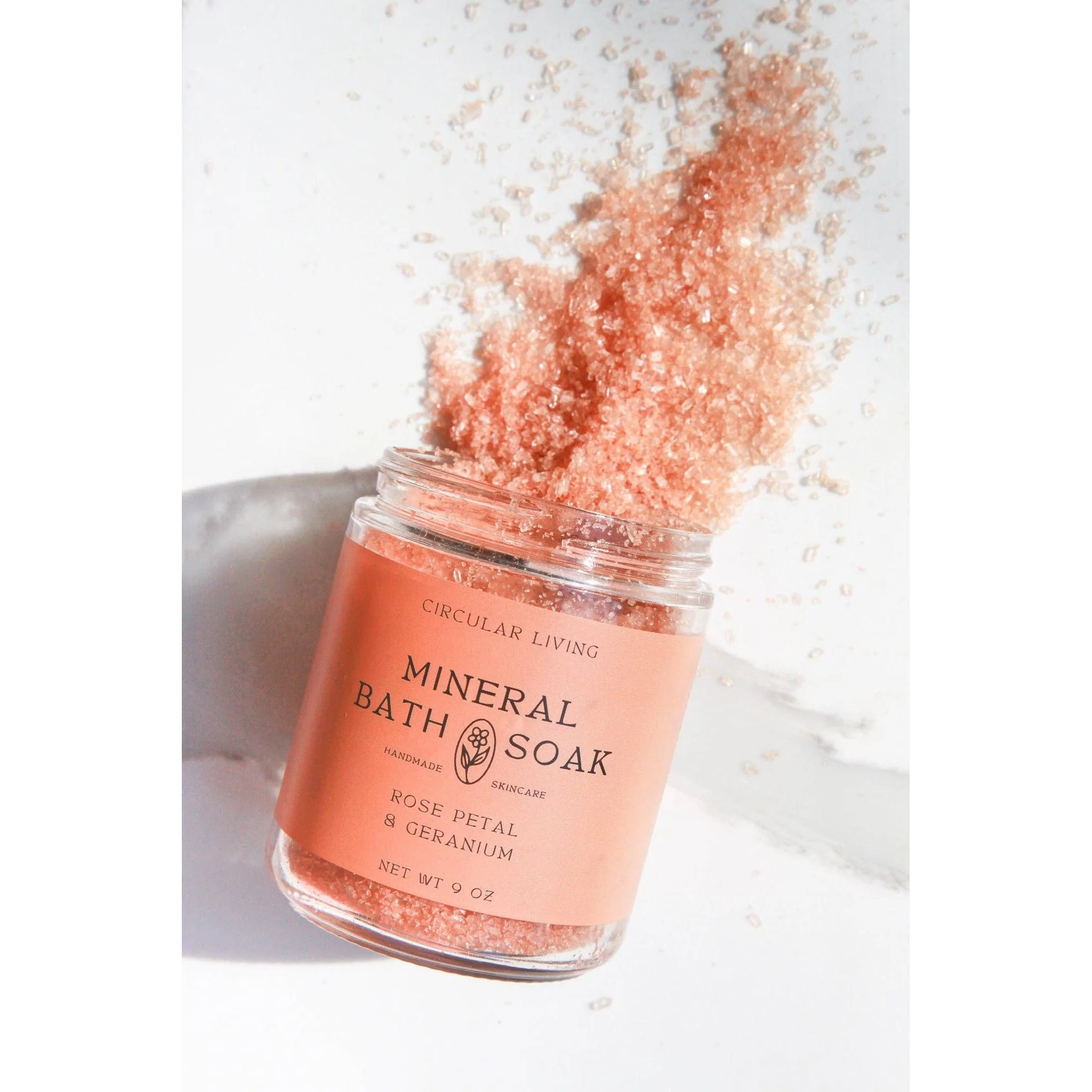 Mineral Bath Soak: Rose Petal & Geranium - Image 2