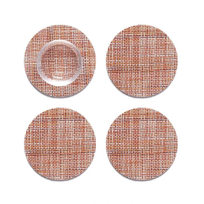 Mini Basketweave Coaster Set - Image 4