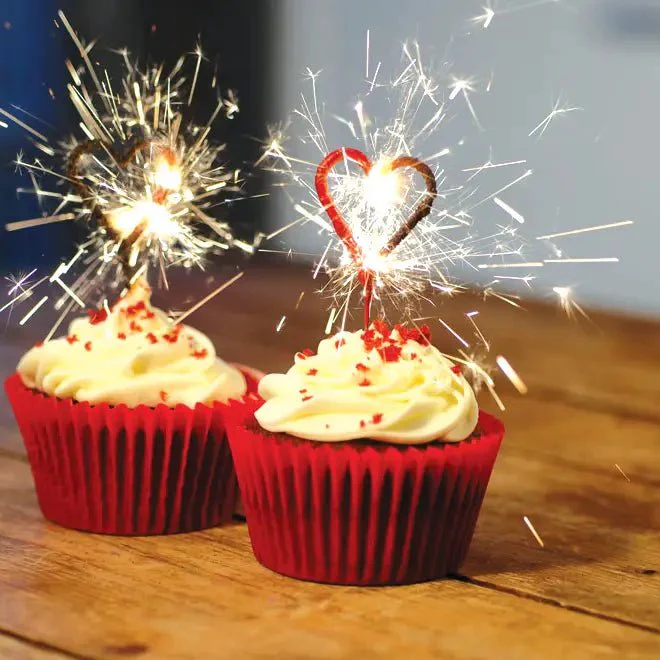 Mini Gold Sparkler Candle Wands - Image 8