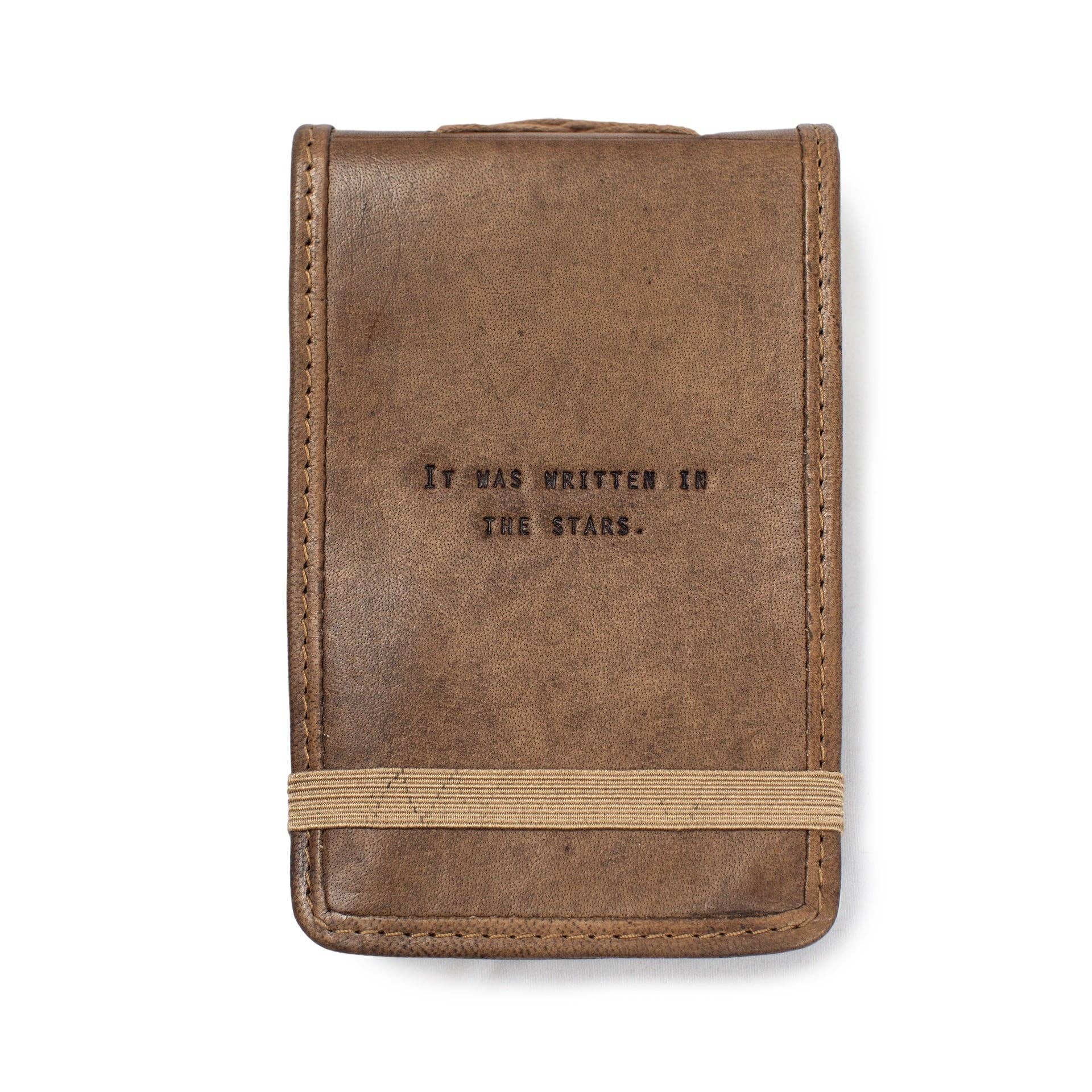 Written In The Stars Leather Journal