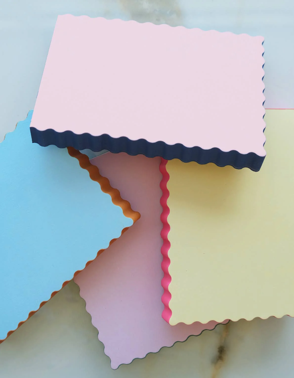 Petite Wave Edged Notepad - Image 9