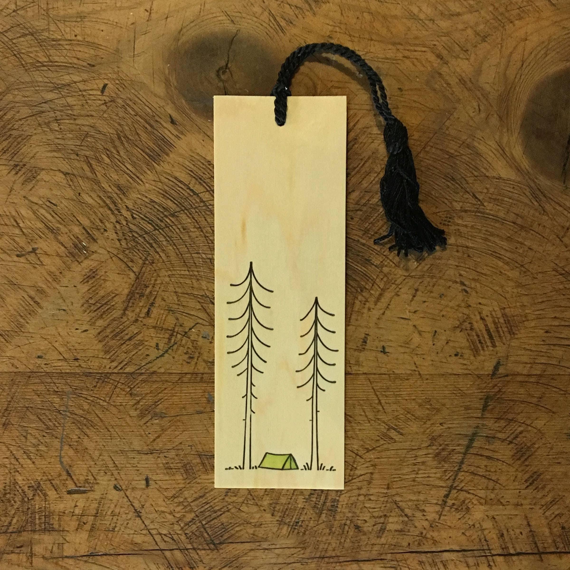 Minimal Adventure Tent Bookmark - Image 2