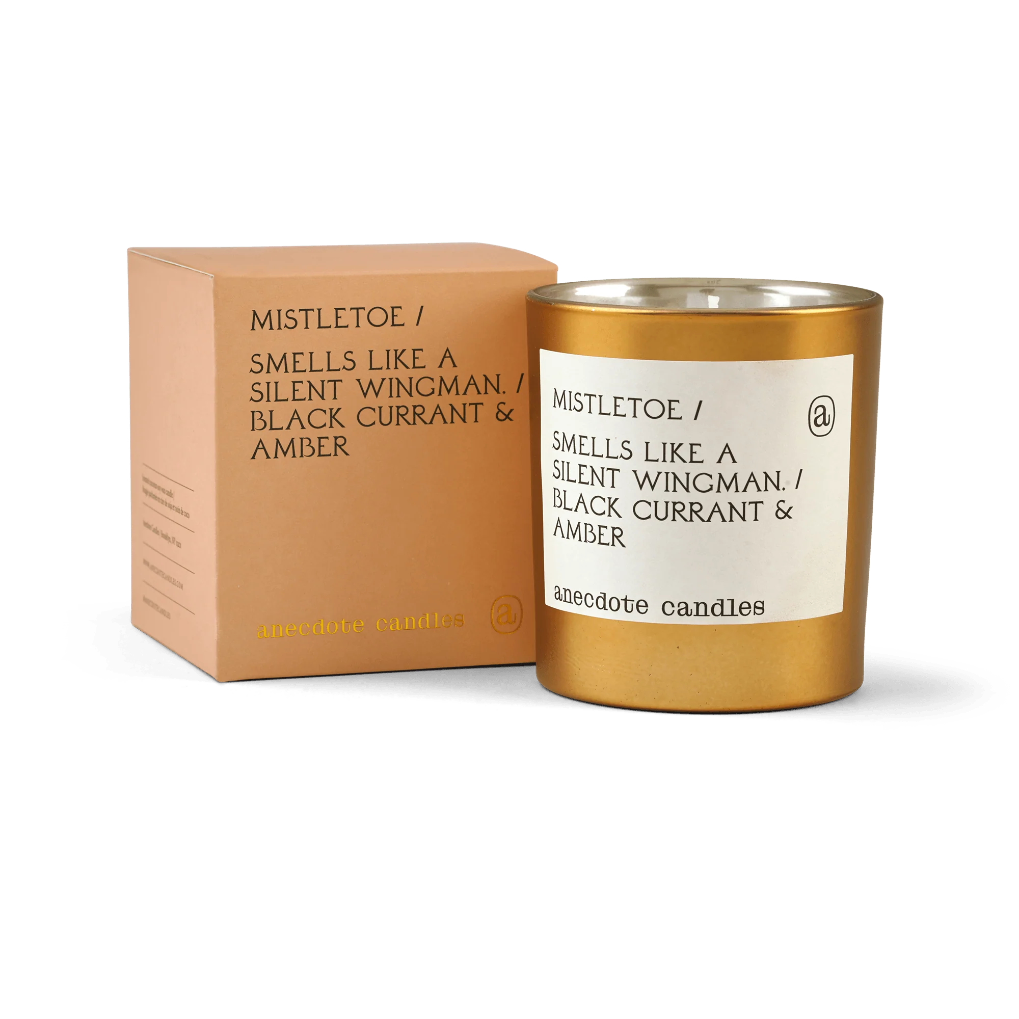 Mistletoe Gold Tumbler Candle - Image 3