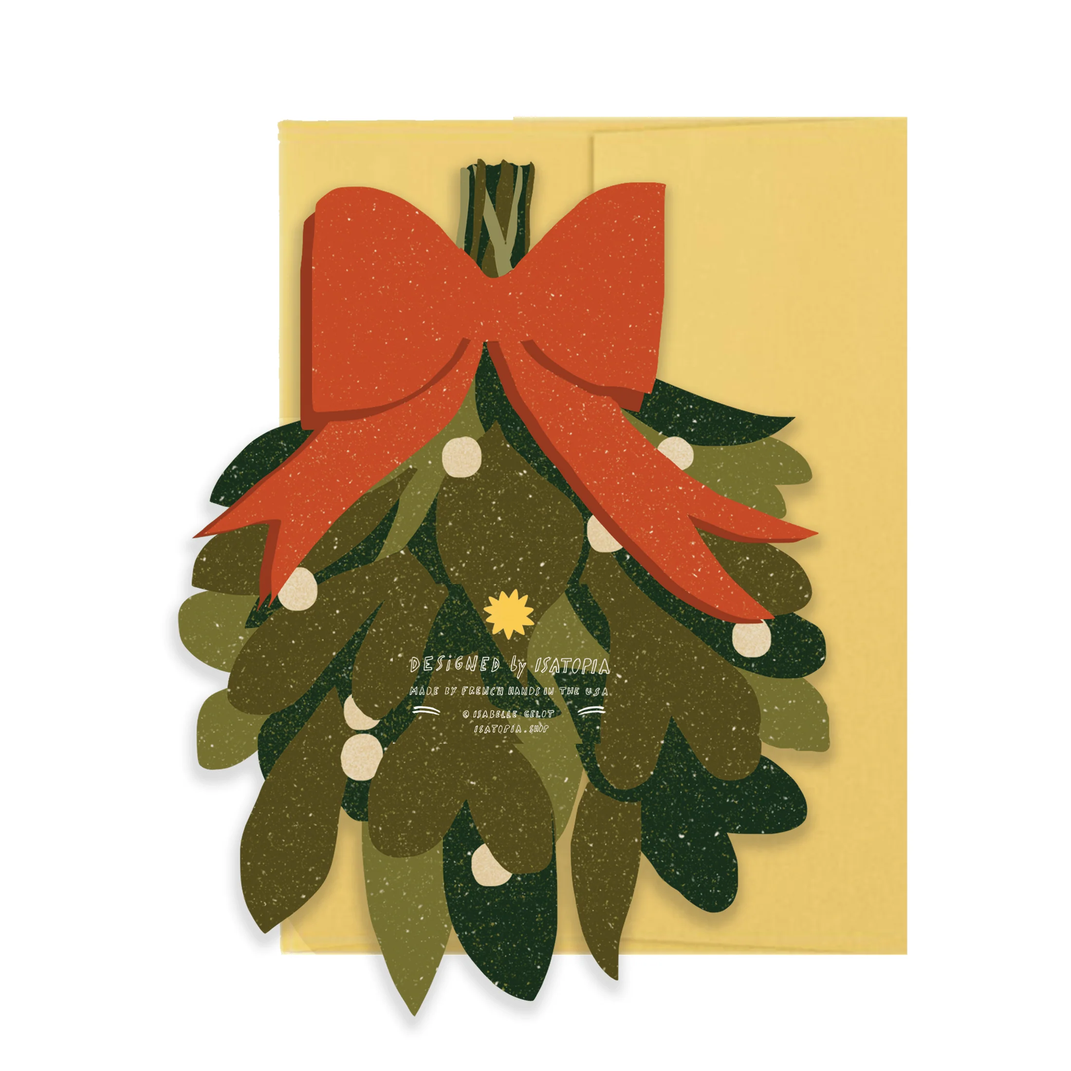 Mistletoe Holiday Card - Image 2