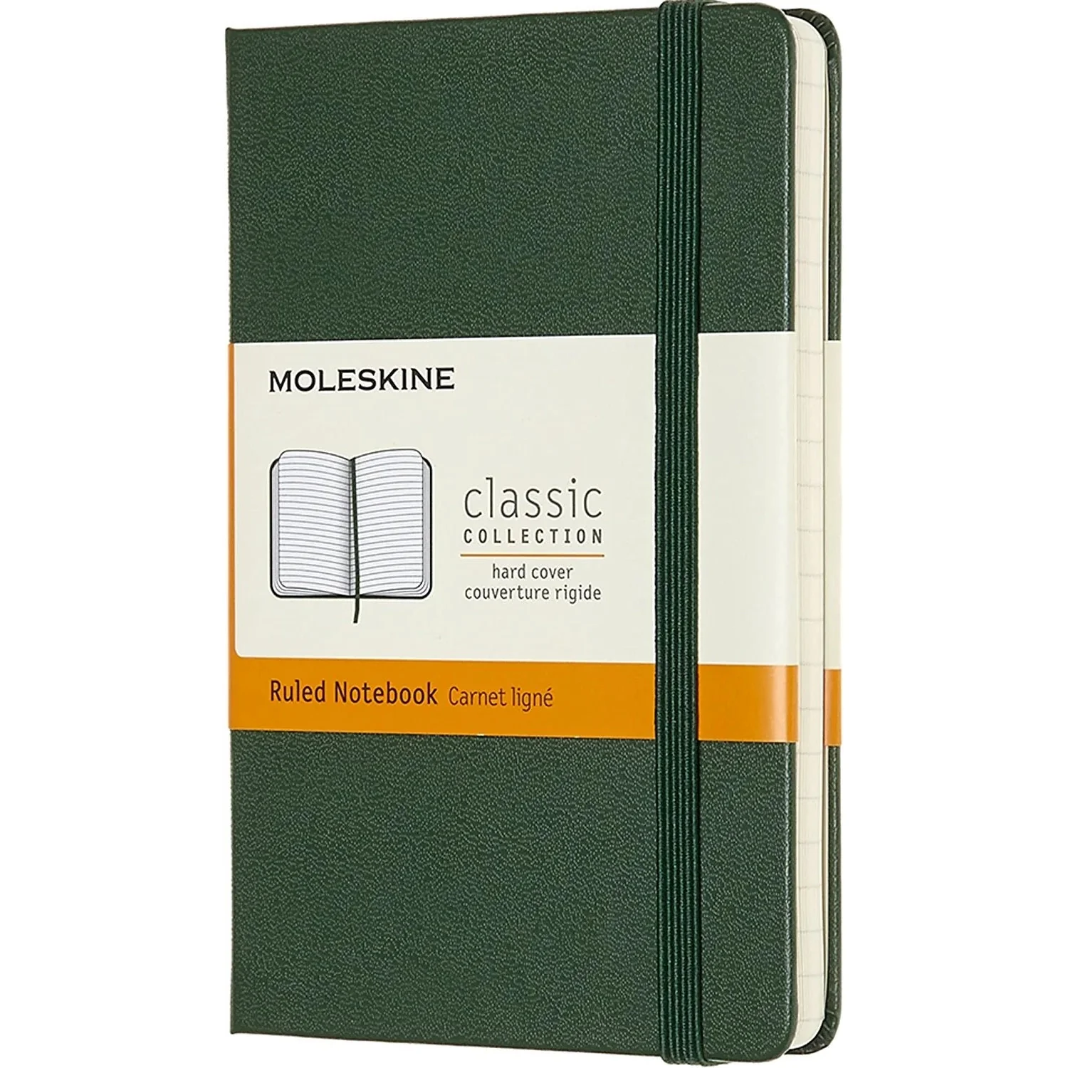 Classic Ruled Hardcover Notebook: Pocket - Image 3