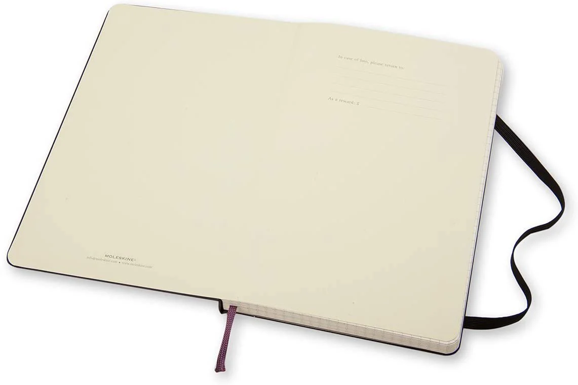 Classic Squared Hardcover Notebook: Pocket - Image 3